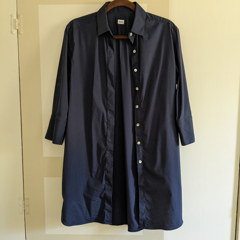 Gherardi navy tunic shirt